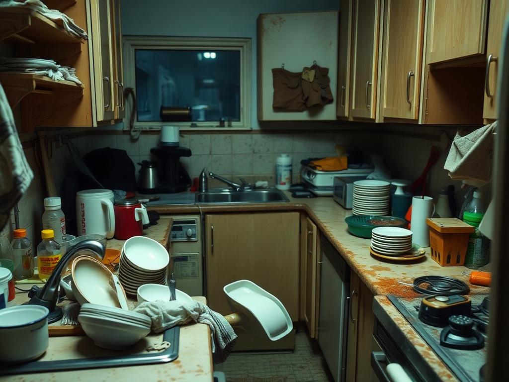 Residential kitchen deep clean before Royalty Touch Cleaning